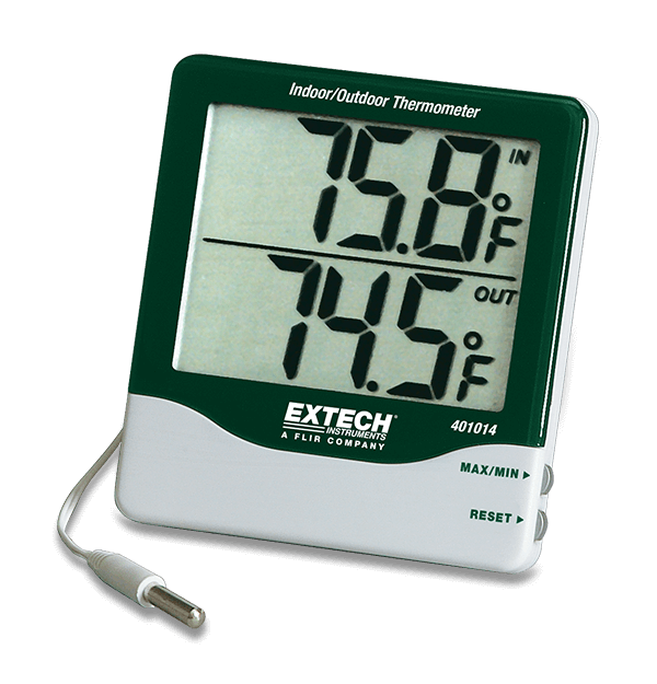Contact Thermometer 401014 Big Digit Indoor/Outdoor Thermometer