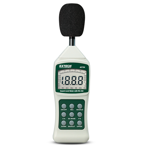 Sound Level Meter 407750 Sound Level Meter with PC Interface